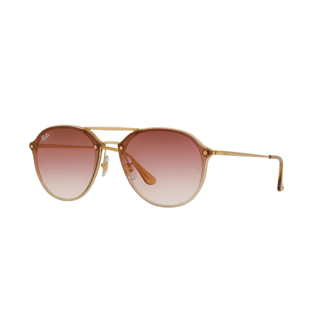 LENTES DE SOL RB BLAZE DOUBLE BRIDGE RB4292N DORADO ROJO DEGRADADO