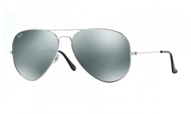 LENTES DE SOL RB PILOTO AVIADO RB3025N PLATEADO PLATEADO ESPEJO