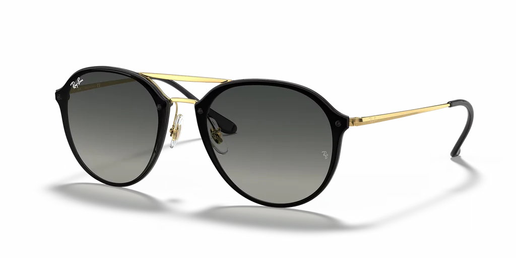 LENTES DE SOL RB BLAZE DOUBLE BRIDGE RB4292N DORADO GRIS DEGRADADO