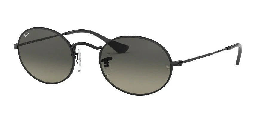 LENTES DE SOL RB OVAL FLAT RB3547N NEGRO NEGRO DEGRADADO