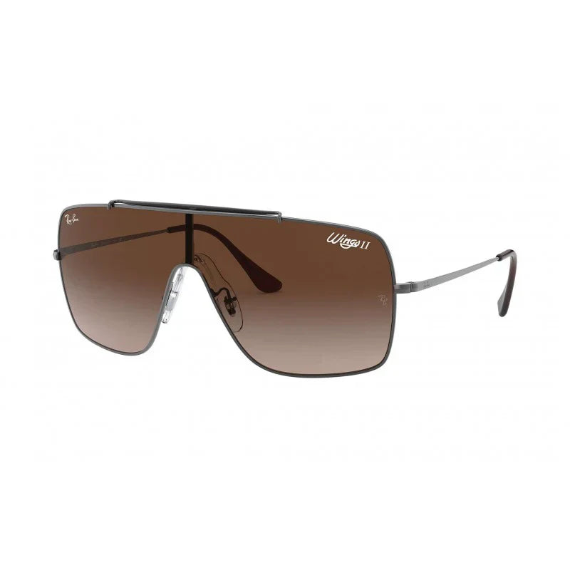 LENTES DE SOL RB WINGS 2 FLAT RB3697N GUNMETAL-CAFÉ DEGRADADO