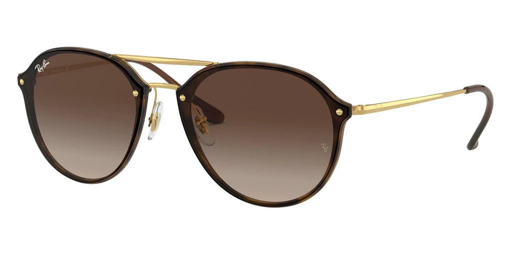LENTES DE SOL RB BLAZE DOUBLE BRIDGE RB4292N DORADO CAFÉ DEGRADADO