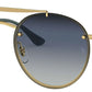 LENTES DE SOL RB DOUBLE BRIDGE BLAZE RB3614 DORADO-AZUL DEGRADADO
