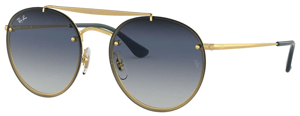 Ray Ban Blaze Double Bridge Dorado - Azul Degradado Rb 3614