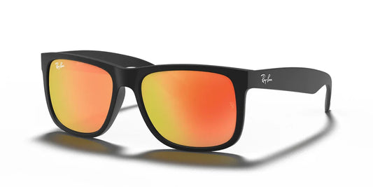 Ray Ban Justin Negro - Naranja Espejo