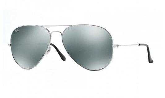 LENTES DE SOL RB PILOTO AVIADO RB3025N PLATEADO PLATEADO ESPEJO
