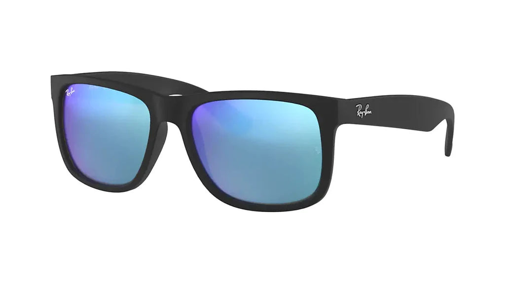 Ray Ban Justin Negro - Azul Espejo