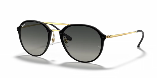 Ray Ban Blaze Double Bridge Dorado - Gris Degradado