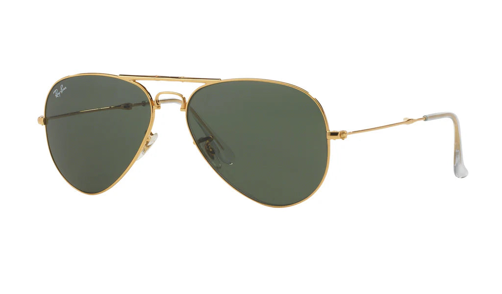 Ray Ban Aviador Folding Dorado - Verde