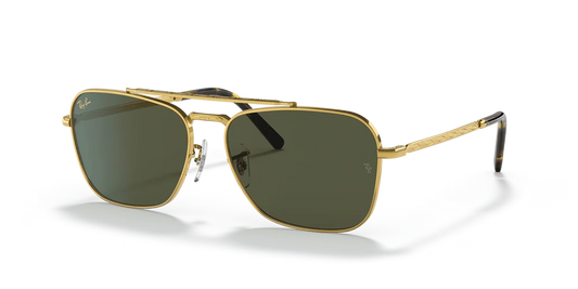 Ray Ban New Caravan Dorado - Verde