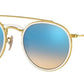 LENTES DE SOL RB DOUBLE BRIDGE RB3647N DORADO AZUL ESPEJO