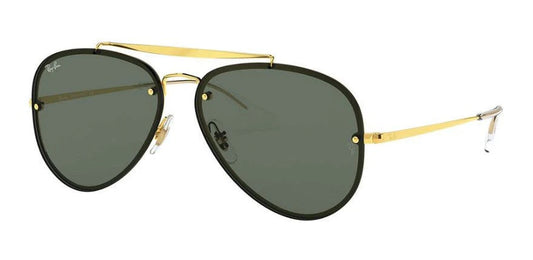 Ray Ban Aviador Blaze Dorado - Verde