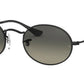 LENTES DE SOL RB OVAL FLAT RB3547N NEGRO NEGRO DEGRADADO