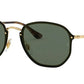 LENTES DE SOL RB HEXAGONAL BLAZE RB3579N DORADO VERDE G15