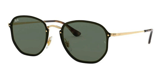 Ray Ban Hexagonal Blaze Dorado - Verde