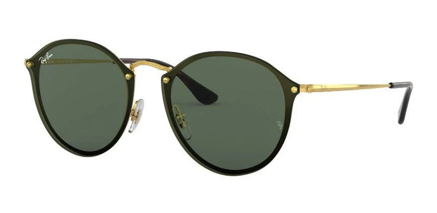 Ray Ban Round Blaze Dorado - Verde