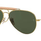 LENTES DE SOL RB PILOTO OUTDOORSMAN RB3030N DORADO VERDE G15