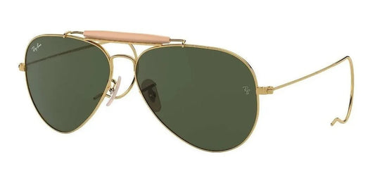 LENTES DE SOL RB PILOTO OUTDOORSMAN RB3030N DORADO VERDE G15
