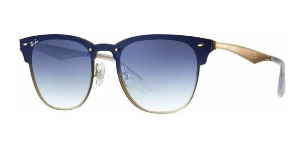 Ray Ban Club Master Blaze Dorado - Azul Degradado