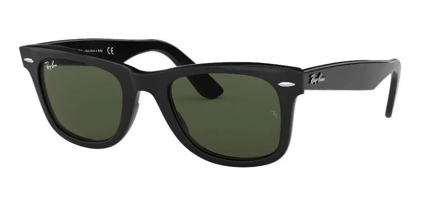 LENTES DE SOL RB WAYFARE RB2140N NEGRO BRILLOSO VERDE G15