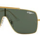 LENTES DE SOL RB WINGS 2 FLAT RB3697N DORADO VERDE G15