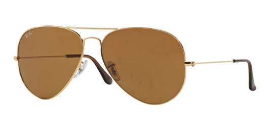 Ray Ban Aviador Dorado - Cafe