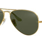 LENTES DE SOL RB PILOTO AVIADO RB3025N L0205 DORADO VERDE