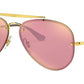 LENTES DE SOL RB PILOTO AVIADO BLAZE RB3584N DORADO ROSA DEGRADADO