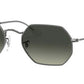 LENTES DE SOL RB OCTAGONAL RB3556N NEGRO GRIS DEGRADADO