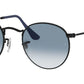 LENTES DE SOL RB ROUND CLASSIC RB3447N NEGRO AZUL DEGRADADO