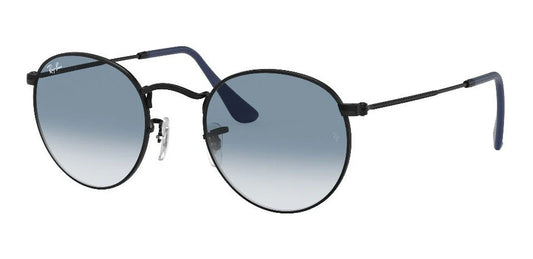 Ray Ban Round Classic Negro - Azul Degradado