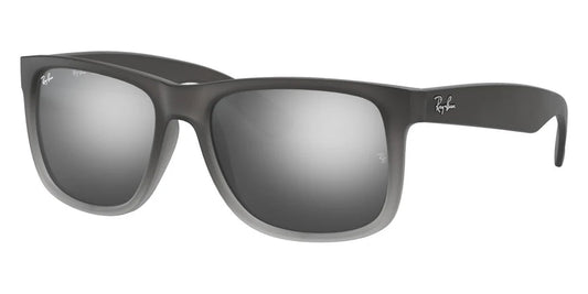 LENTES DE SOL RB JUSTIN RB4165N (NEGRO MATE DEGRADADO-PLATEADO)