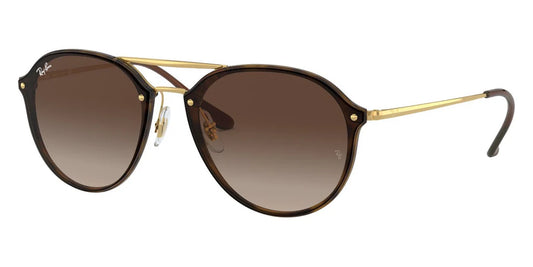LENTES DE SOL RB BLAZE DOUBLE BRIDGE RB4292N DORADO CAFÉ DEGRADADO