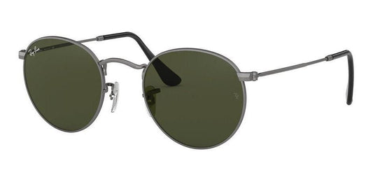 Ray Ban Round Classic Plata-Verde