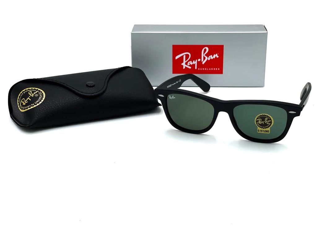 Ray Ban Wayfarer Negro-Verde