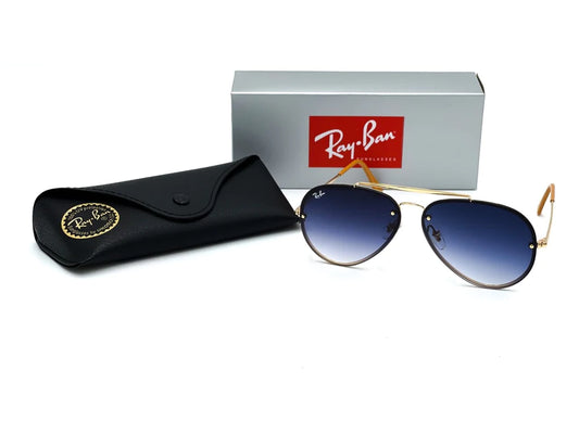 Ray Ban Aviador Blaze Dorado-Azul degradado