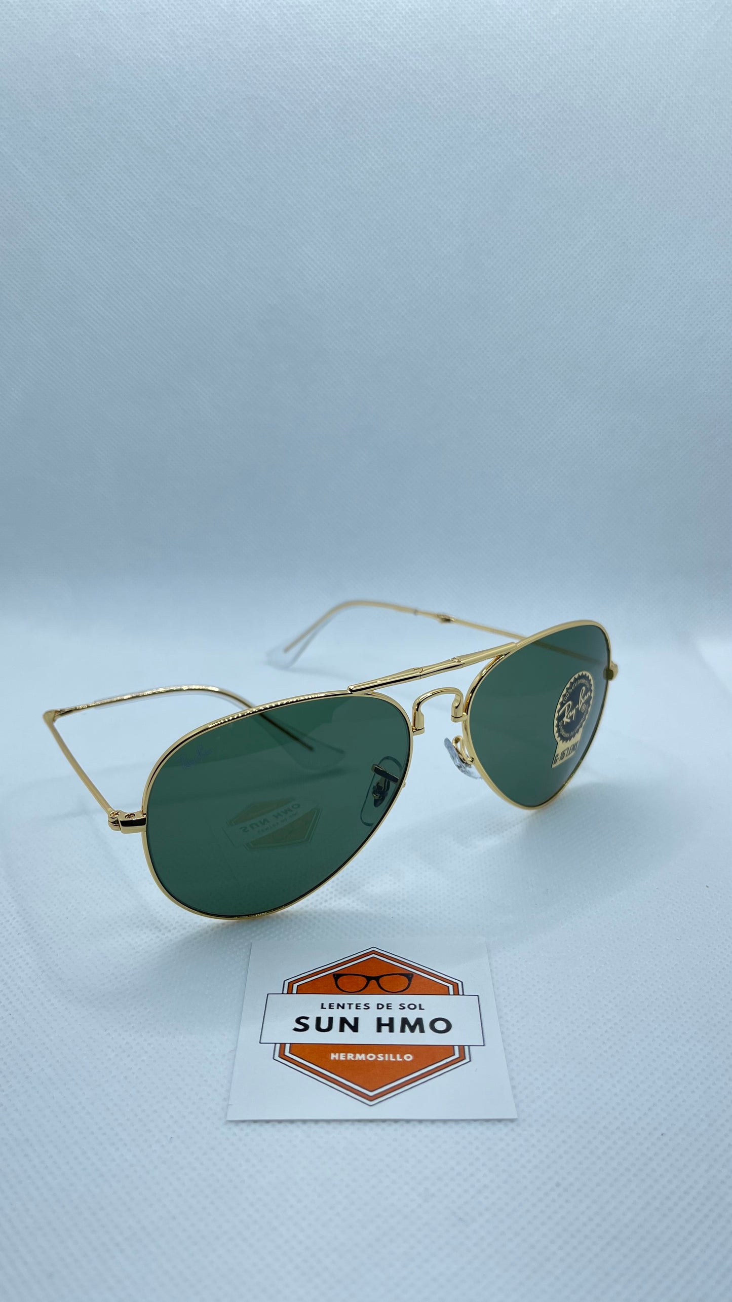 Ray Ban Aviador Folding Dorado-Verde