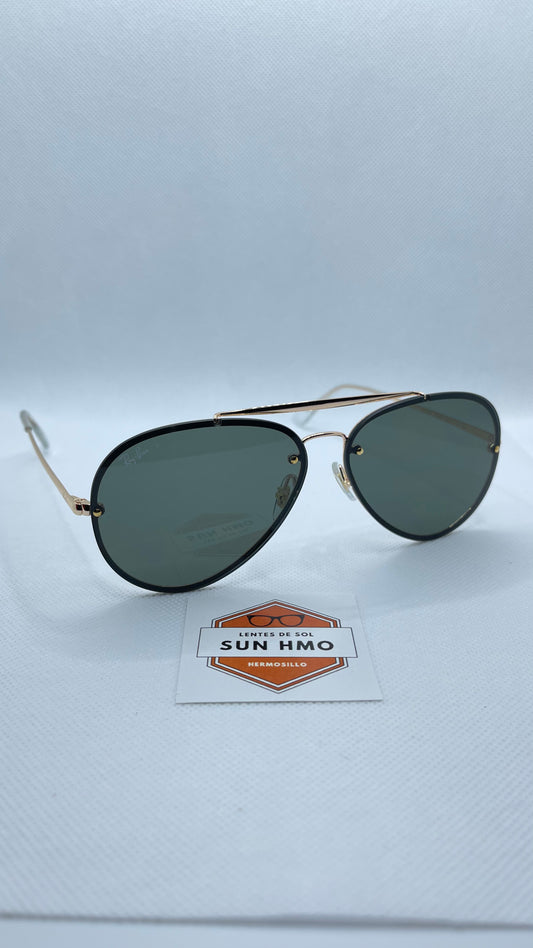 Ray Ban Aviador Blaze Dorado-Verde