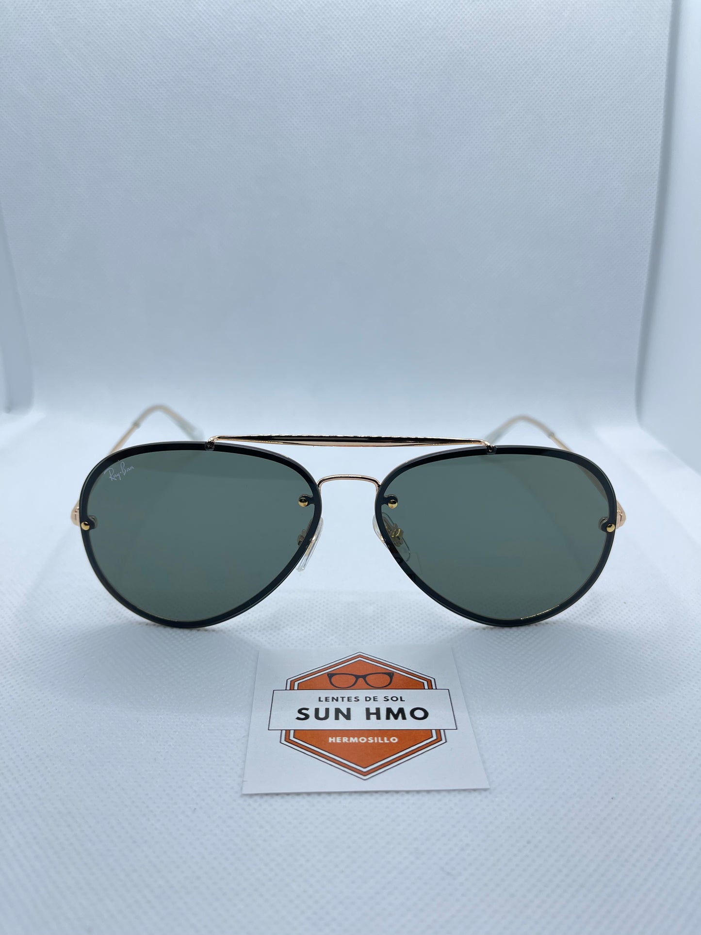 Ray Ban Aviador Blaze Dorado-Verde