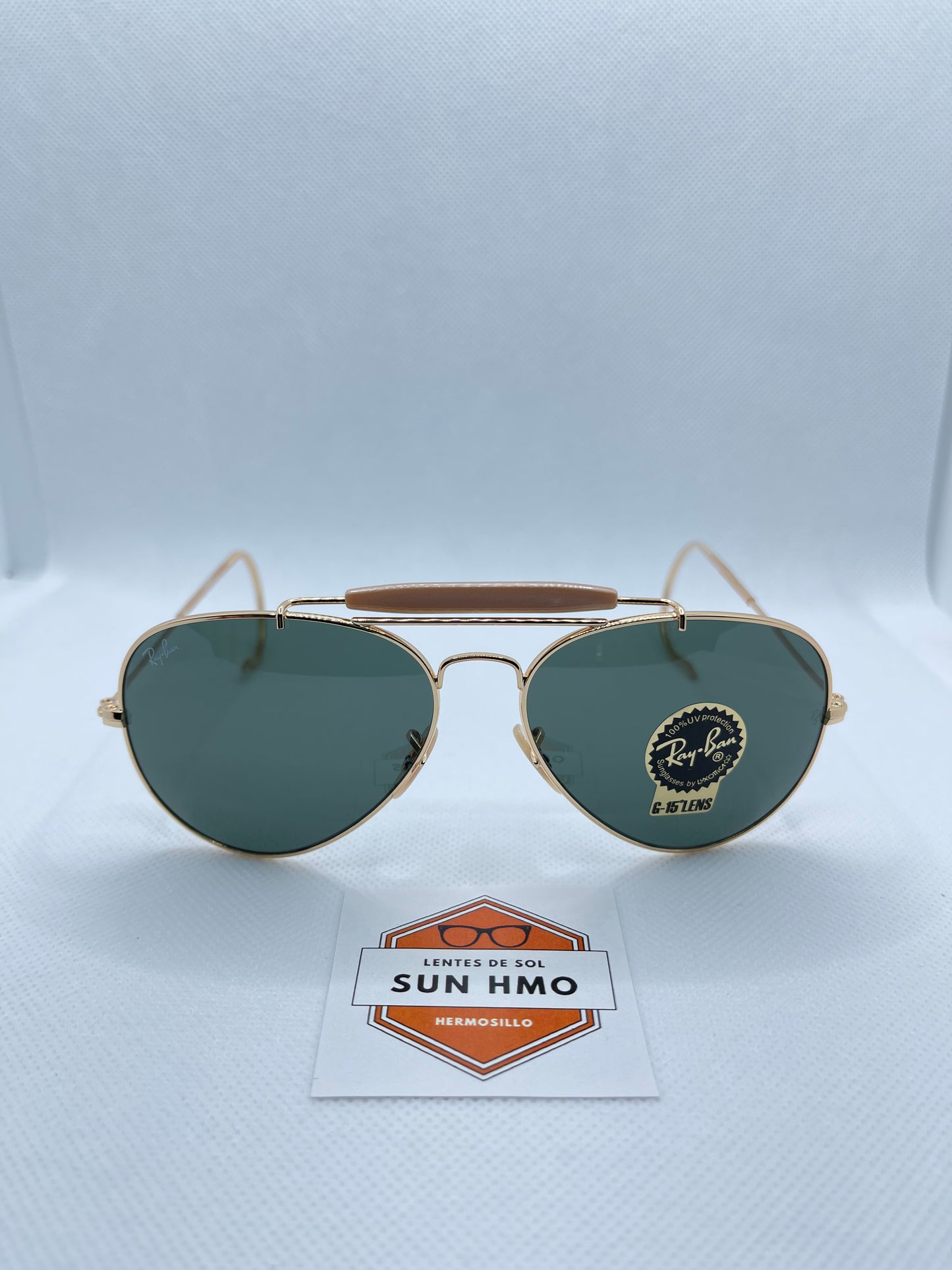 Ray Ban Outdoorsman Dorado-Verde