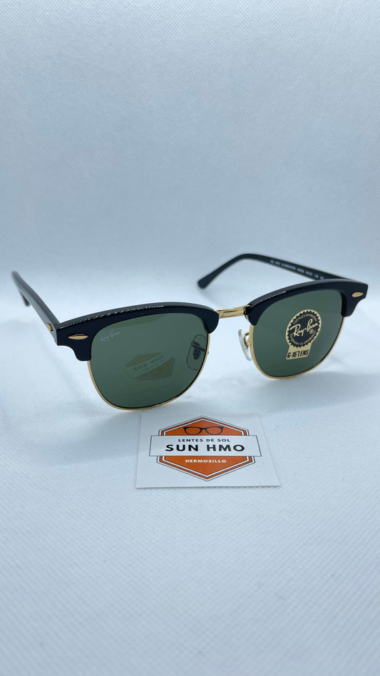 Ray Ban Clubmaster Dorado-Verde