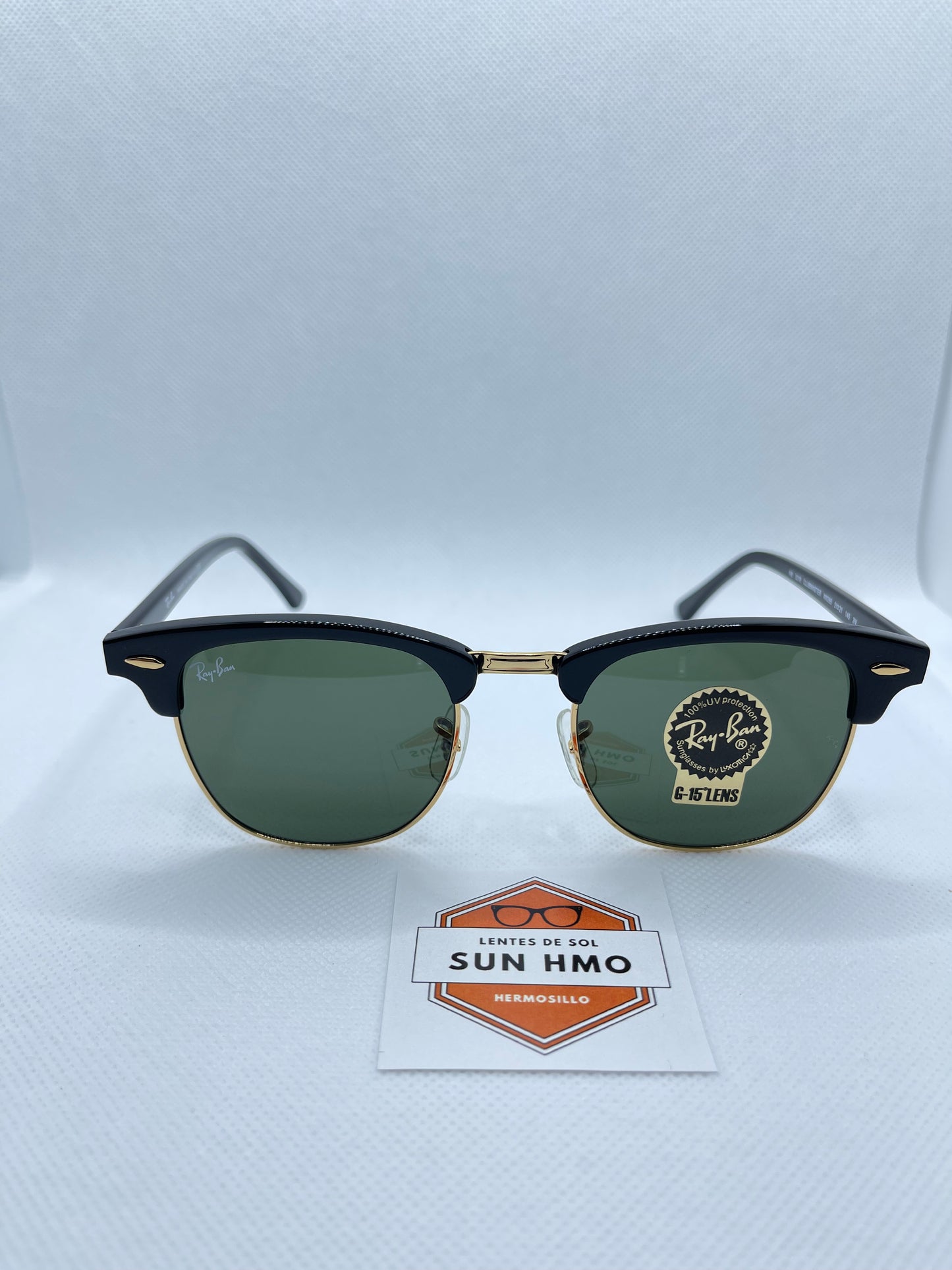 Ray Ban Clubmaster Dorado-Verde