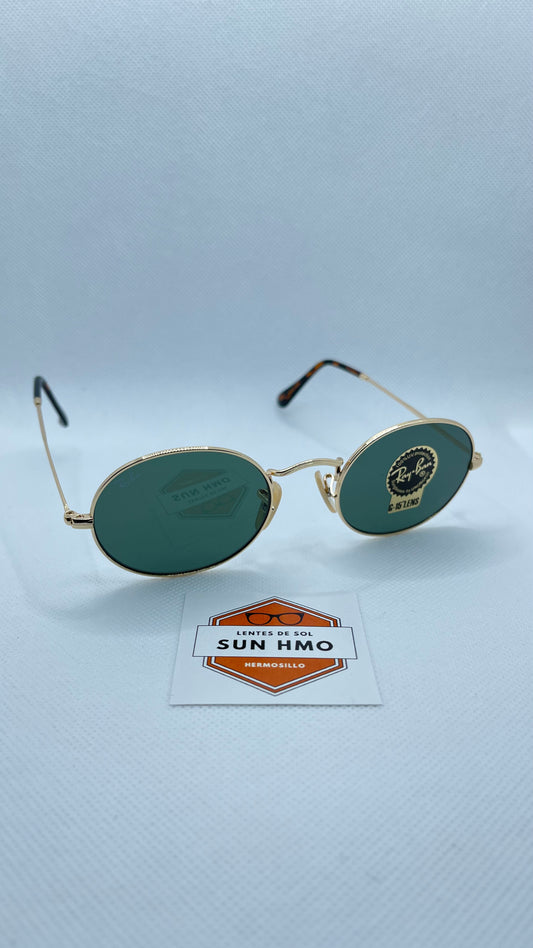 Ray Ban Oval Dorado-Verde