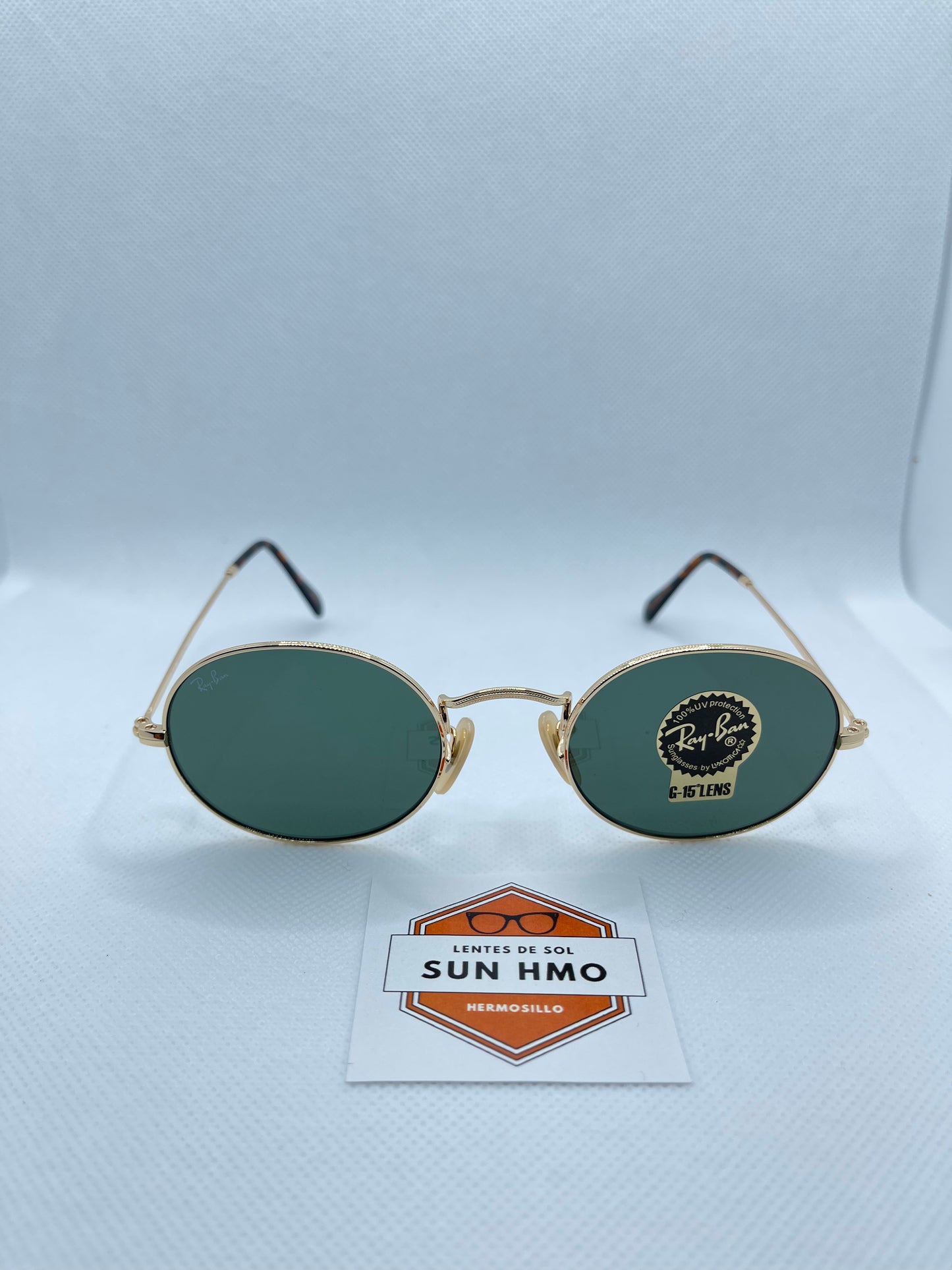 Ray Ban Oval Dorado-Verde