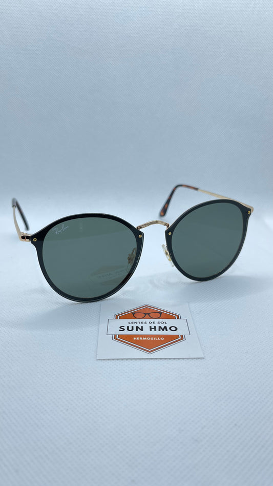 Ray Ban Round Blaze Dorado-Verde