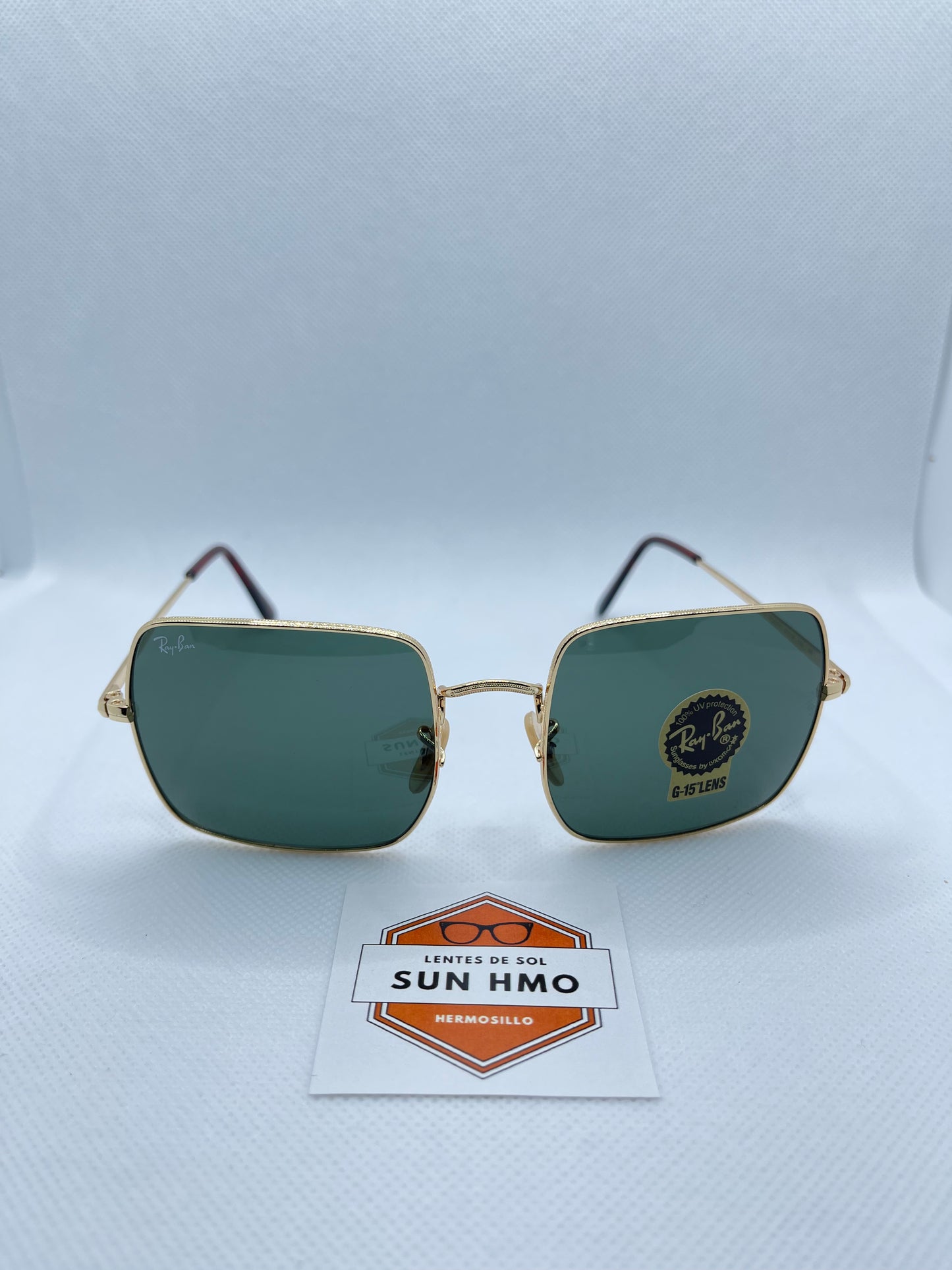 Ray Ban Square Dorado-Verde