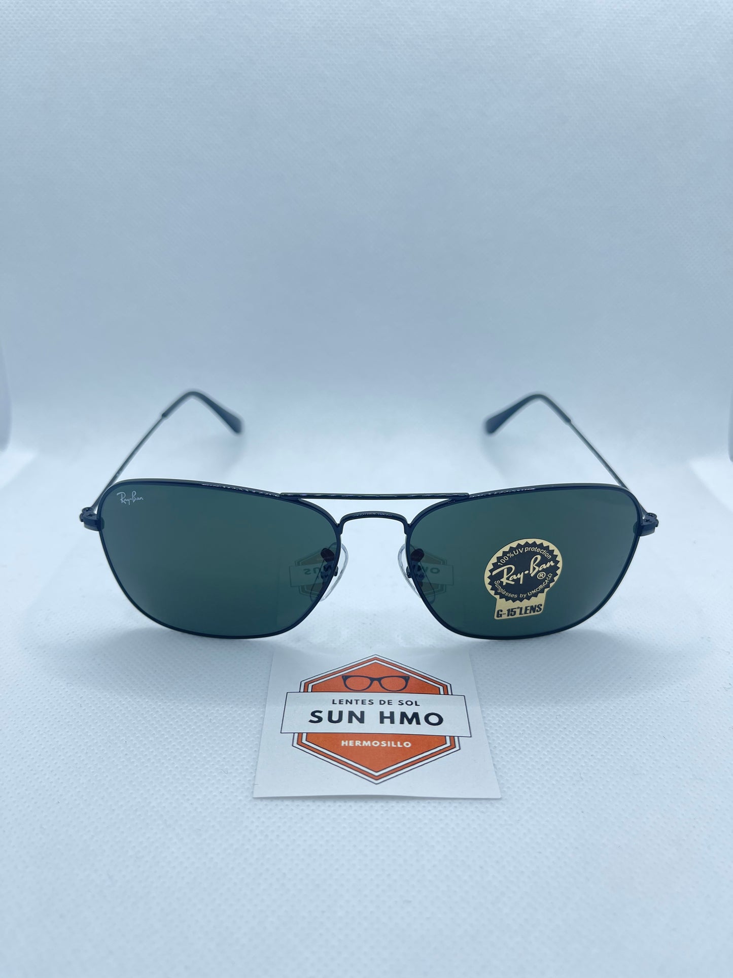 Ray Ban Caravan Negro-Verde