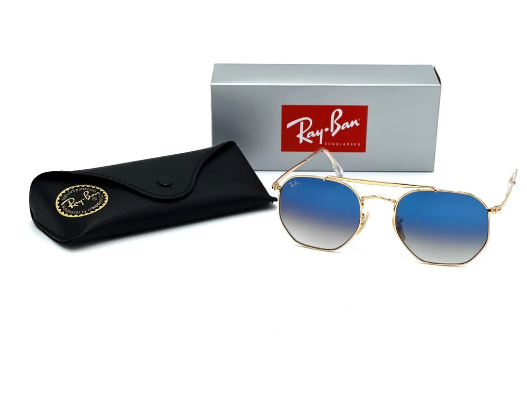 Ray Ban Marshal Dorado-Azul Degradado