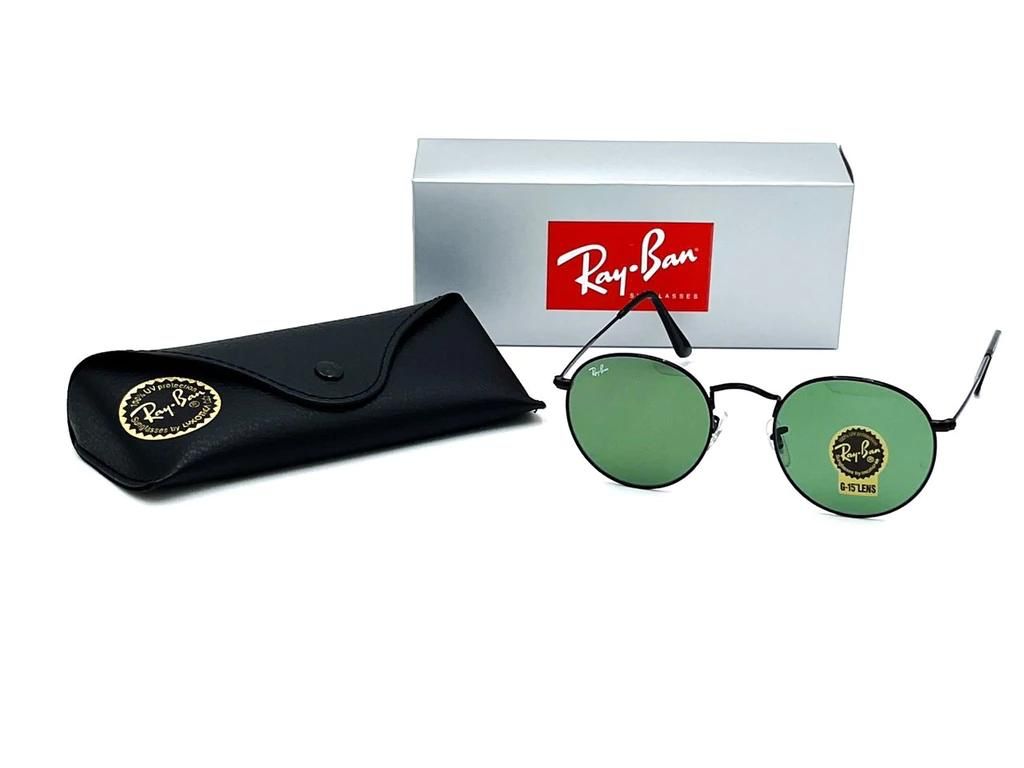 Ray Ban Round Classic Negro-Verde