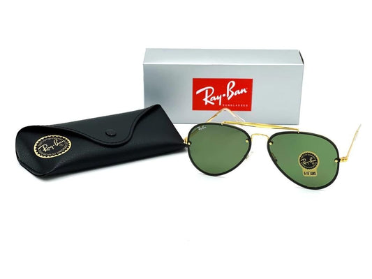 Ray Ban Aviador Blaze Dorado-Verde